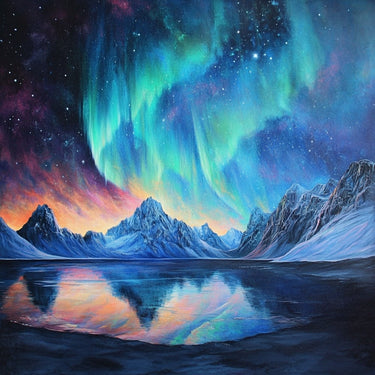 Northern Lights Alaska Canvas
